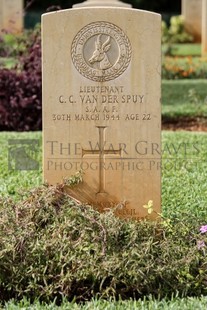 BEIRUT WAR CEMETERY - VAN DER SPUY, CECIL CONRADIE